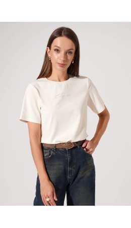 CLE Футболка жен. 366462г_п, молочный