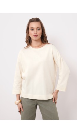 CLE Фуфайка жен. 266704кдт, молочный