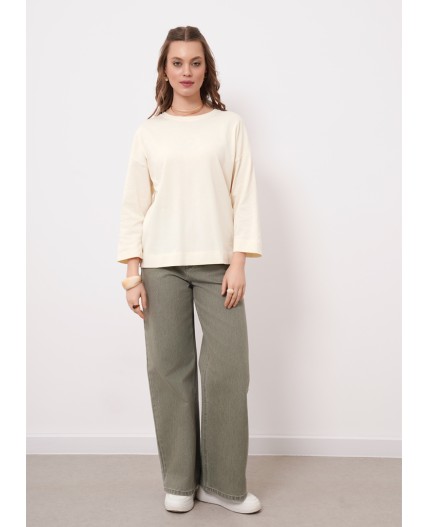 CLE Фуфайка жен. 266704кдт, молочный