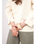 CLE Фуфайка жен. 266704кдт, молочный