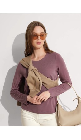 CLE Фуфайка жен. 367065тл, сливовый