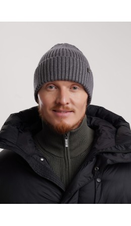 CLE Шапка 464615вн, меланж серый