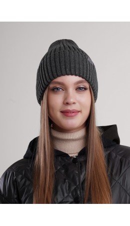 CLE Шапка 523480ха, меланж серый