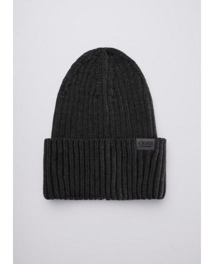 CLE Шапка 523480ха, меланж серый