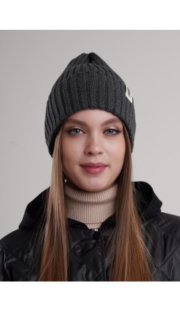 CLE Шапка 554324ха, меланж серый