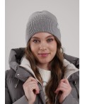 CLE Шапка 564645вн, меланж серый