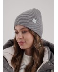 CLE Шапка 564645вн, меланж серый