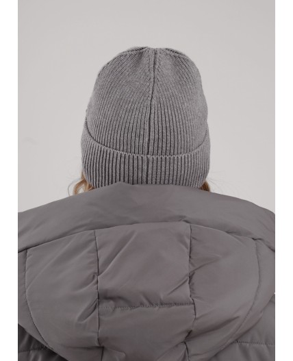 CLE Шапка 564645вн, меланж серый