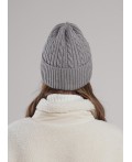 CLE Шапка 564647вн, меланж серый