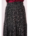 CLE Юбка жен. 267080/196емн, чёрный/св.бежевый