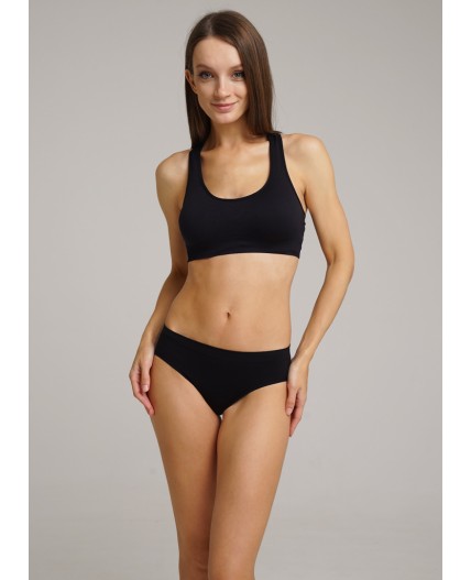 CLE LT012/1pk Топ жен.спорт., чёрный