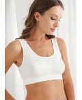 CLE LT012/2pk Топ жен.спорт., белый