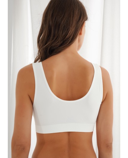 CLE LT012/2pk Топ жен.спорт., белый