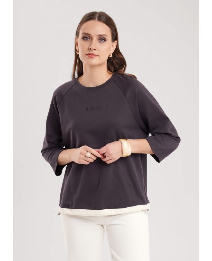 CLE Джемпер жен. 267089/195ли_п, т.серый