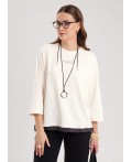 CLE Джемпер жен. 267089/195ли_п, молочный