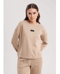 CLE Джемпер жен. 267104/195зэж, бежевый/св.коричневый