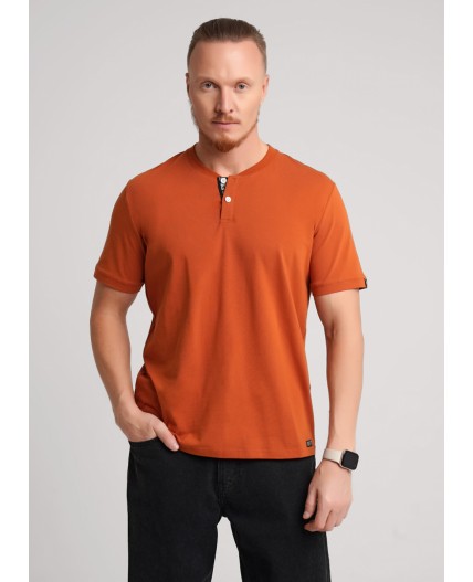 CLE Джемпер муж. 562643/04гг maxi, терракотовый