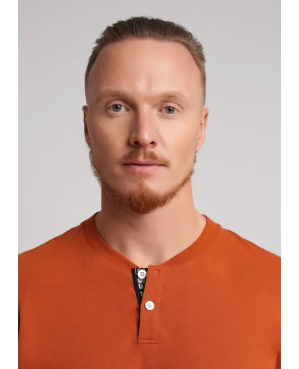 CLE Джемпер муж. 562643/04гг maxi, терракотовый