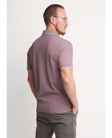 CLE Джемпер муж. 662667зэ, бордовый/белый