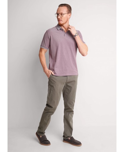 CLE Джемпер муж. 662667зэ, бордовый/белый