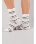 CLE Носки жен.Д5628 8 марта хл+эл, белый