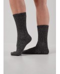 CLE Носки жен.Д687Ш шерсть акрил, т.серый