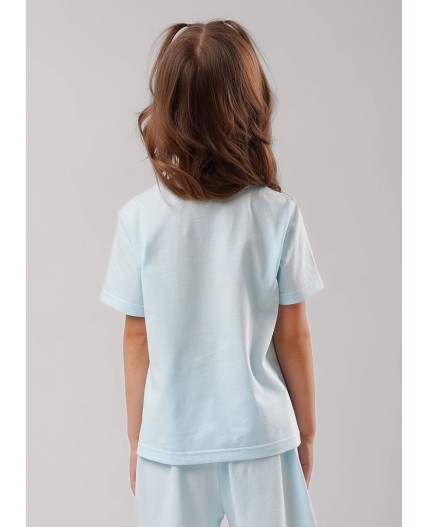 CLE Футболка дев. 866266кд_п, св.голубой