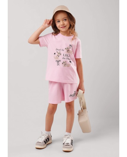 CLE Футболка дев. 866266кд_п, св.розовый