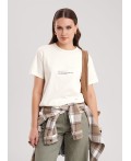 CLE Футболка жен. 267087/195кк_п, молочный