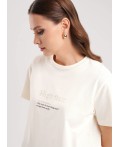 CLE Футболка жен. 267087/195кк_п, молочный