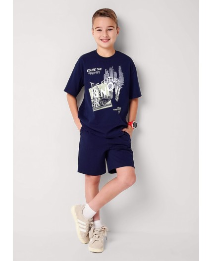 CLE Футболка мал. 865756кд_п, т.синий