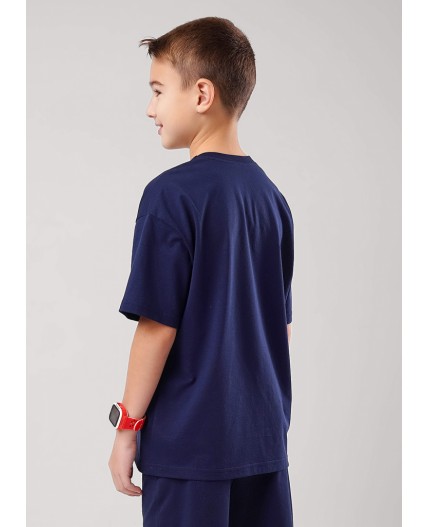 CLE Футболка мал. 865756кд_п, т.синий
