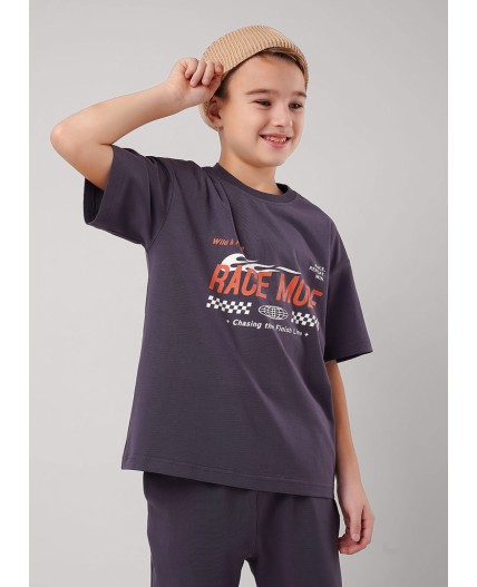 CLE Футболка мал. 865756кд_п, т.серый