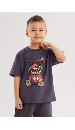 CLE Футболка мал. 865769кд_п, т.серый