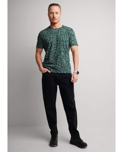 CLE Футболка муж. 561982/03гн maxi, зелёный/т.зелёный