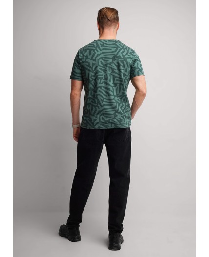 CLE Футболка муж. 561982/03гн maxi, зелёный/т.зелёный