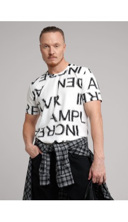 CLE Футболка муж. 562404/05гн, белый/чёрный