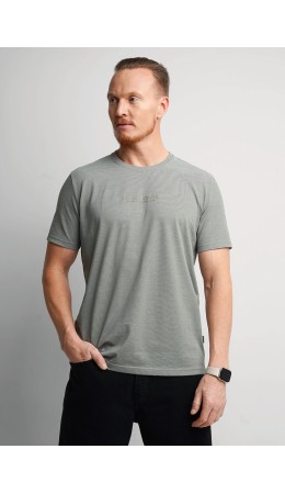 CLE Футболка муж. 662308зэ_п, хаки/св.серый