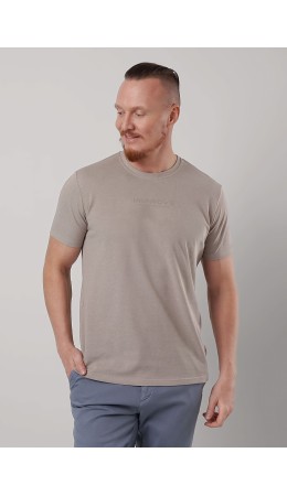 CLE Футболка муж. 662308зэ_п, св.коричневый/белый