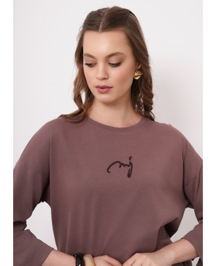 CLE Фуфайка жен. 266704кдт, кофейный