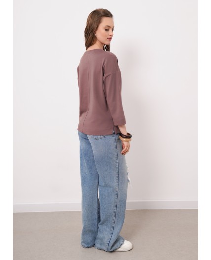 CLE Фуфайка жен. 266704кдт, кофейный