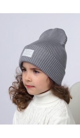 CLE Шапка дет. 603435ха, меланж серый
