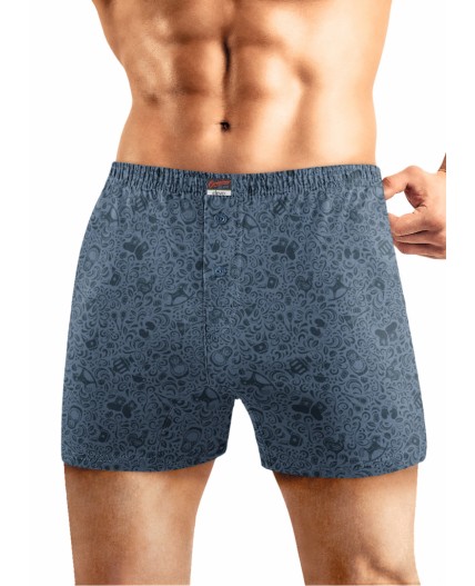 CLE MBX560511 Трусы муж., т.бирюзовый/джинсовый