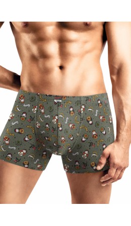 CLE MSH560551 Трусы муж., хаки/оранжевый