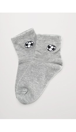 CLE Носки дет.В1012 24 market line мал, меланж серый