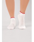 CLE Носки жен.Д5610 8 марта хл+эл, белый