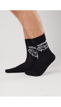 ЭЙС Носки муж.А929 23Ф хл+эл, чёрный