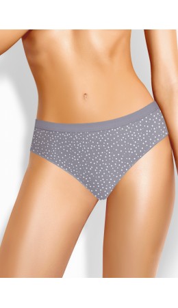 CLE C1202/2 Трусы жен. Конфетти, серый/молочный