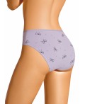 CLE C1207/3 Трусы жен. Парочка, св.фиолетовый/т.серый