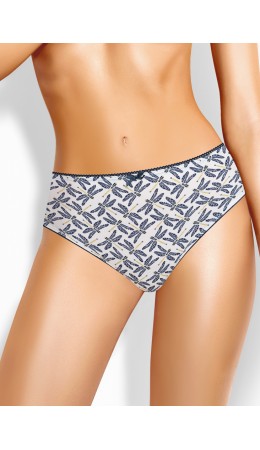 CLE C1224 Трусы жен. Модерн, молочный/джинсовый